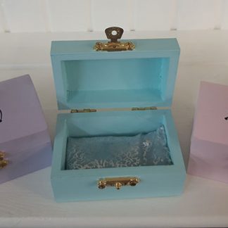 Tooth Fairy Boxes in Lilac, Aqua & Light pink